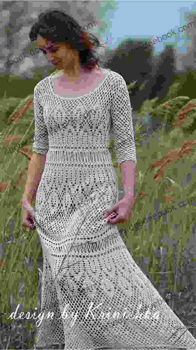 A Beautiful Irish Crochet Lace Beach Dress With Intricate Patterns And Delicate Motifs. Irish Crochet Lace Pattern Beach Dress (Modern Irish Crochet Lace Pattern)