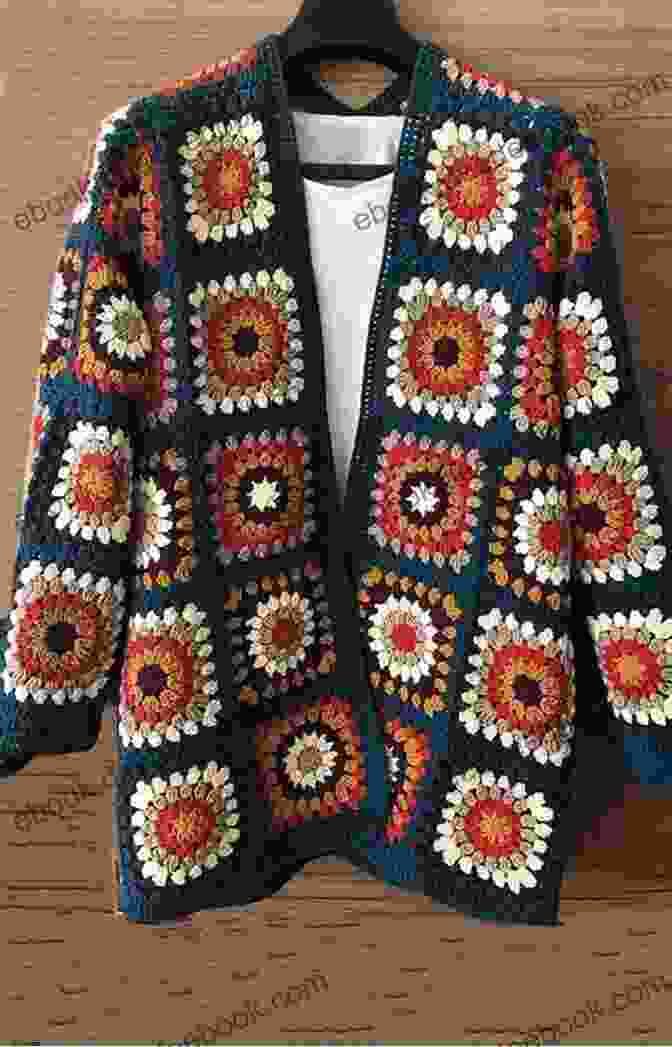 A Classic Crochet Cardigan Made From Granny Squares Cardigans Crochet Pattern: Creative Ideas To Crochet Cardigans Projects