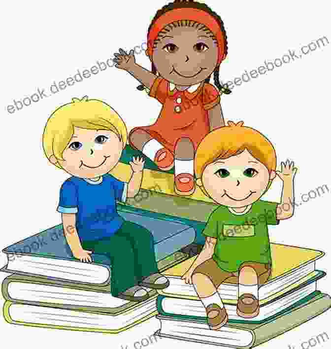 A Colorful And Playful Illustration Of A Group Of Children Laughing And Reading A Book Of Silly Poems. Silly Poems For Wee People