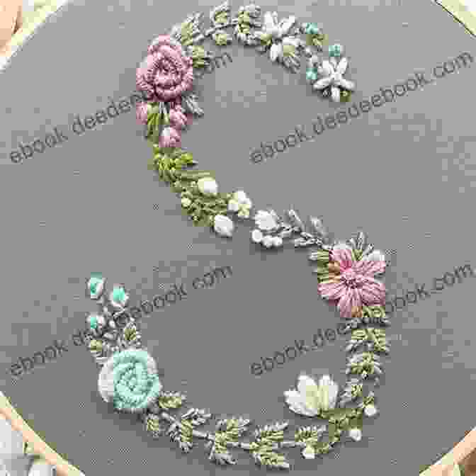 A Cross Stitched Alphabet Featuring Embroidered Flowers And Borders The World Of Cross Stitching Alphabet Collection : Over 700 Charts For Every Stitcher