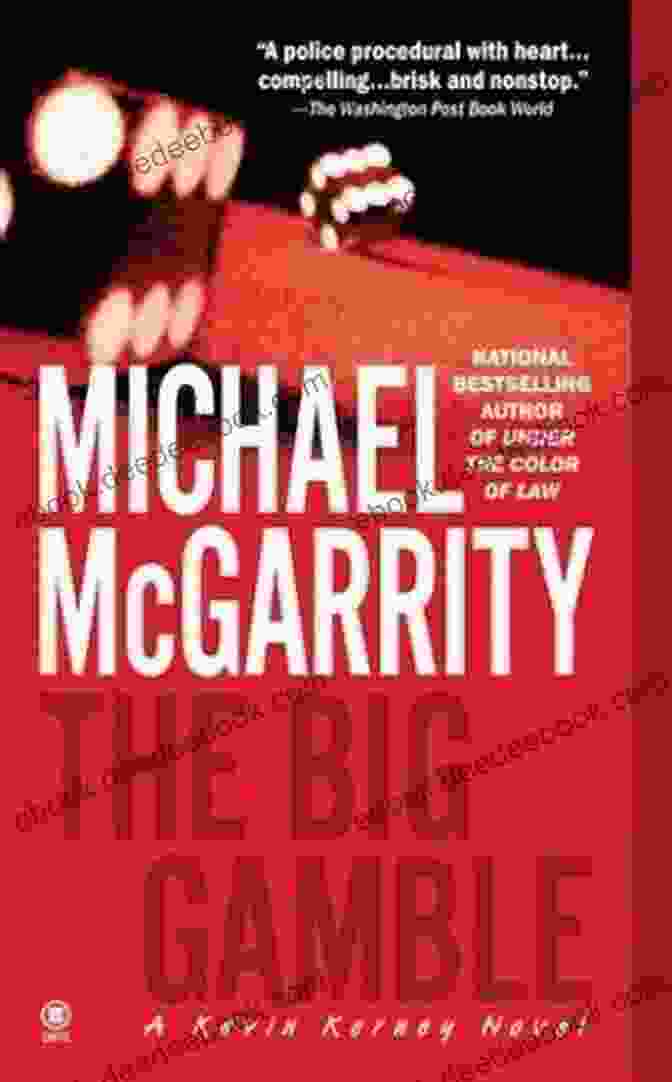 A Dramatic Scene From The Climax Of The Big Gamble, With Kevin Kerney Engaged In A Tense Poker Game, His Face Etched With Determination And Focus. The Big Gamble (Kevin Kerney Novels 7)