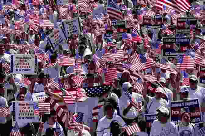 A Group Of Immigrant Workers Marching In A Protest With Signs And Flags. Beyond $15: Immigrant Workers Faith Activists And The Revival Of The Labor Movement