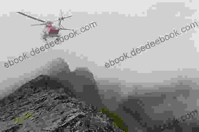 A Helicopter Pilot Hovers Above A Rugged Mountain Terrain, Their Eyes Fixed On The Search For Survivors Of A Tragic Accident Tales Of A Helicopter Pilot