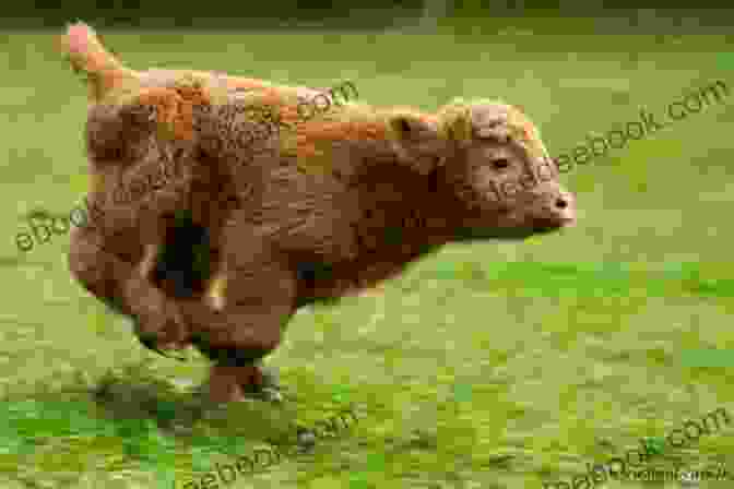 A Miniature Cow Running Freely In A Field Miniature Cows As Pets Miniature Cow Keeping Care Housing Pros And Cons Health And Diet Miniature Cows Owners Manual