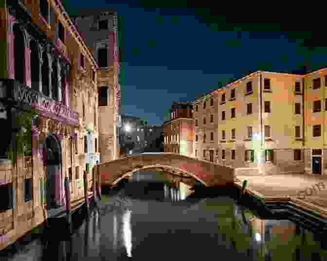 A Panoramic Night View Of Venice, Showcasing The Illuminated Bridges And Canals, Creating A Captivating And Romantic Ambiance. Beneath A Venetian Moon: A Historical Clean Sweet Romance (Love By Moonlight Of Sweet Historical Romance 1)