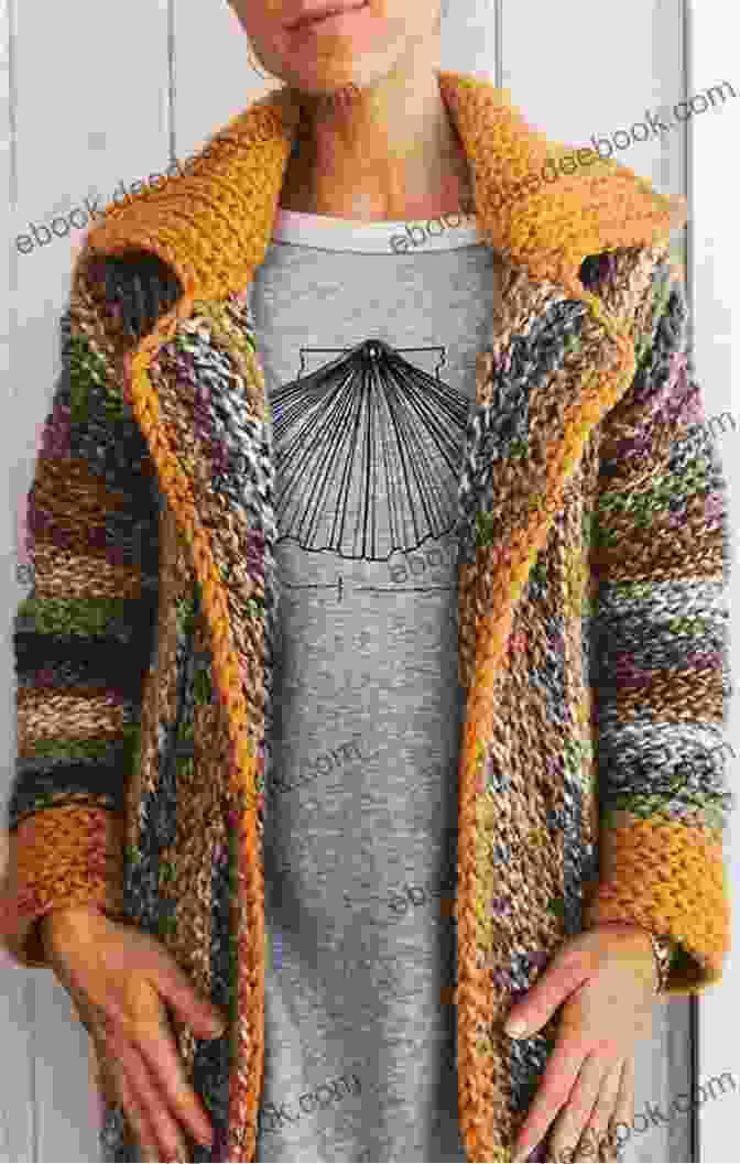 A Unique Crochet Cardigan Adorned With Intricate Tapestry Designs Cardigans Crochet Pattern: Creative Ideas To Crochet Cardigans Projects