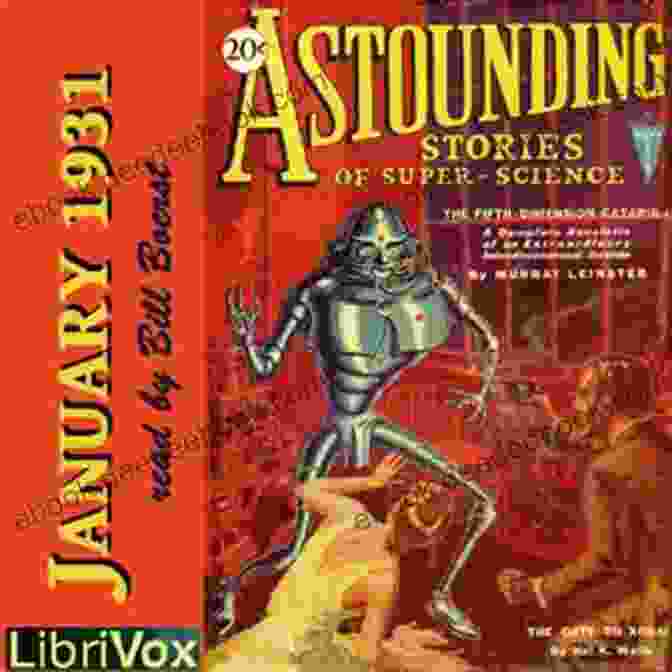 A Vintage Cover Of Astounding Stories Of Super Science Volume 13 January 1931, Depicting A Futuristic Cityscape With A Towering Skyscraper And Flying Vehicles. Astounding Stories Of Super Science Volume 13: January 1931