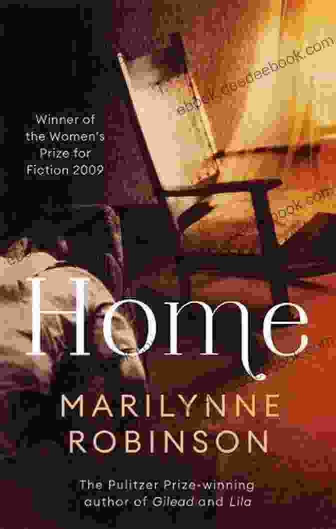 Book Cover Of Marilynne Robinson's 'Home' With A Watercolor Painting Of A Woman Standing In A Doorway Journeying Home Via Alternate Routes: 1 Of 3 (Home Trilogy)