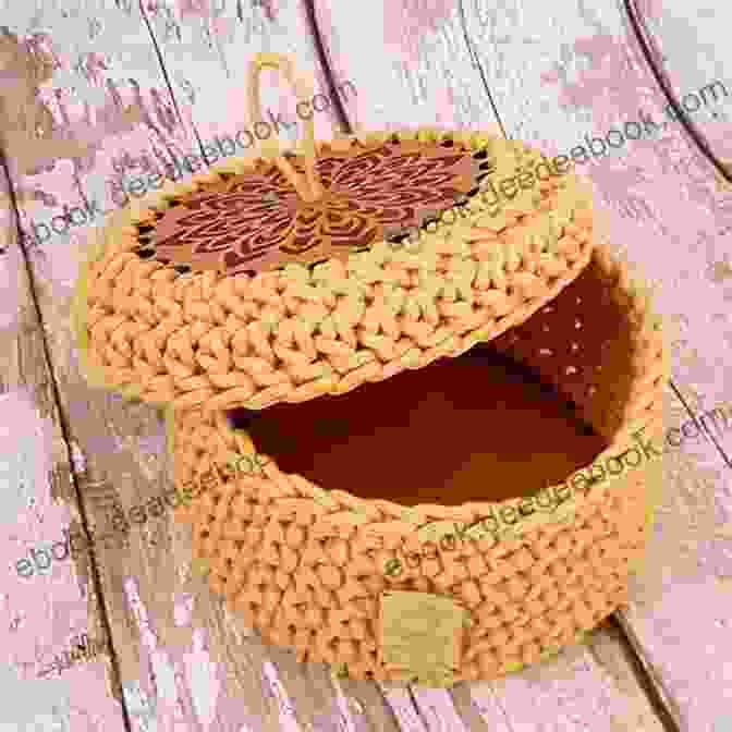 Hexagon Crochet Basket With A Lid Modern Basket Crochet Pattern: Stunning And Amazing Ideas To Crochet Your Own Basket