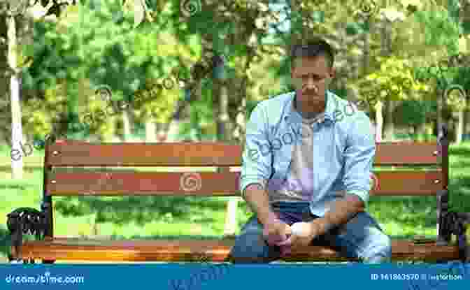 Image Of A Man Sitting On A Bench, Lost In Thought. Only Here Joe Salerno