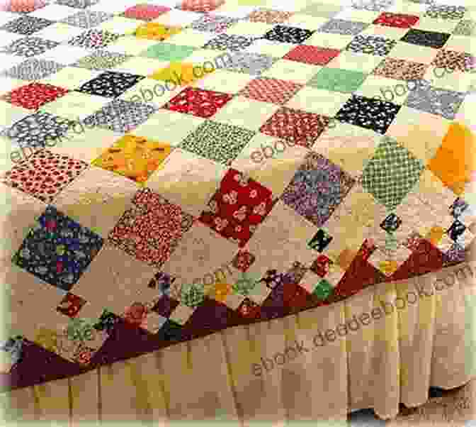 Image Of A Nine Patch Quilt Made From Different Fabrics Quick Easy Quilts: 20 Machine Quilting Projects