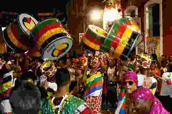 The Members Of The Samba Reggae Group Olodum Performing On Stage Rhythms Of Samba Reggae Conventional Writing: Rhythm Pelourinho