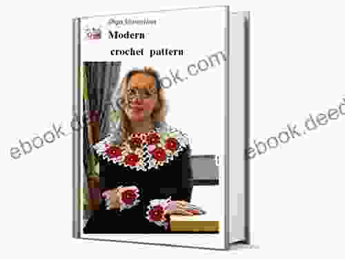 Crochet detachable collar pattern (Modern Irish Crochet Lace Pattern)