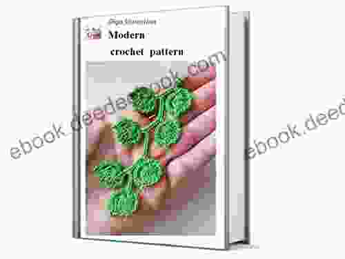 Crochet Pattern (Modern Irish Crochet Lace Pattern)