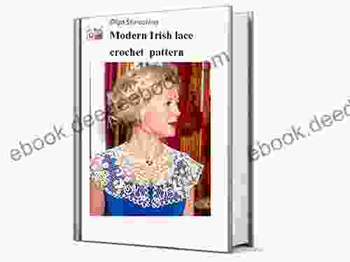 Collar Crochet Pattern Irish Lace: Detachable Crochet Collar Pattern Modern Irish Lace (Modern Irish Crochet Lace Pattern)