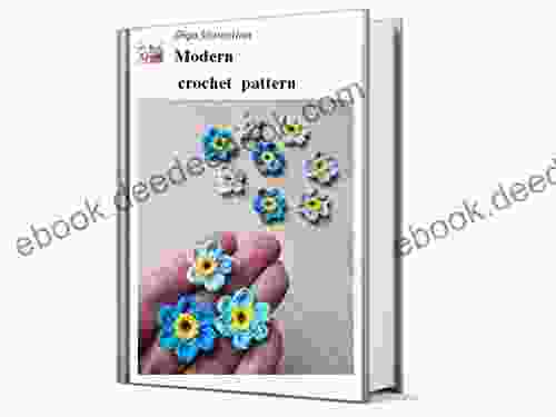 Crochet motif pattern flower crochet pattern (Modern Irish Crochet Lace Pattern)