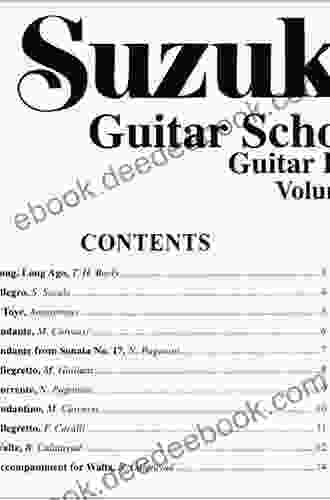 Suzuki Guitar School Volume 5: Guitar Part